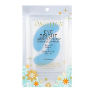 Pacifica Reusable Mask Set – Silicone Undereye & Brow Mask Set for Forehead & Under Eye, Anti-Wrinkle, Firming, Pair with Serum, Vegan & Cruelty-Free, 3 Pieces(Set of 2 – Bright Undereye Spot Serum Mask)