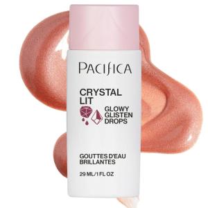 Pacifica Sunset Glow Drops – Face Bronzer – Vitamin C Face Bronzing Makeup for Instant Sun-Kissed Glowing Illuminator & Hydrating Skin Tint | Buildable Highlighter Drops Vegan Dermatologist Tested(Blush)