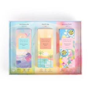 Pacifica Tahitian Gardenia Perfume Spray 1oz – Tropical Floral Fragrance with Gardenia Bloom, Jasmine & Sweet Orange, Warm Vanilla Coconut Notes, Vegan & Cruelty-Free Clean Perfume for Women(PR Kit Set of 3)