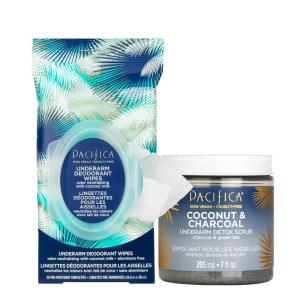 Pacifica Underarm Body Scrub – Armpit Detox Coconut & Charcoal Deodorant– Exfoliating & Nourishing for Natural Deodorant Users – Aluminum-Free & Safe for Sensitive Skin, Vegan & Cruelty-Free, 7 fl oz(Underarm Detox & Odor Control)