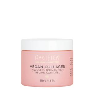 Pacifica Vanilla Crystal Body Butter Lotion – Super Hydrating Moisturizer for Dry Skin, Rich Shea Butter & Vitamin E Formula, Vegan, Cruelty-Free, Clean Beauty, Vanilla Scent, 6 oz(Vegan Collagen Recovery)