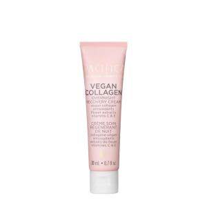 Pacifica Vegan Collagen Mini Overnight Recovery Cream, Revives & Hydrates Skin, For All Skin Types, Vegan & Cruelty-Free, 0.7 Fl Oz