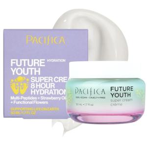 Pacifica Wake Up Beautiful Retinoid Night Cream – Overnight Anti-Aging Moisturizer with Hyaluronic Acid & Melatonin, Reduces Wrinkles & Fine Lines, Hydrating and Gentle for Dry or Mature Skin, Vegan(Super Cream)