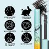 Pacifica Mascara – Surf Lash Eyelash Mascara, Water-Resistant Lash-Defining Formula with Jojoba Oil & Vegan Pectin for Long, Full Lashes, Unique Half-Pipe Twisted Wand, Vegan & Cruelty-Free