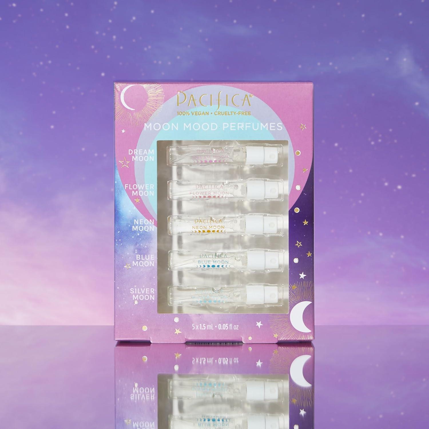 image:imagePacifica Beauty Flower Moon Spray Perfume Passion Euphoria Jasmine Peach Vanilla Musk Clean Vegan 1 fl ozDream Moon Flower Moon Neon Moon Silver Moon Blue Moon