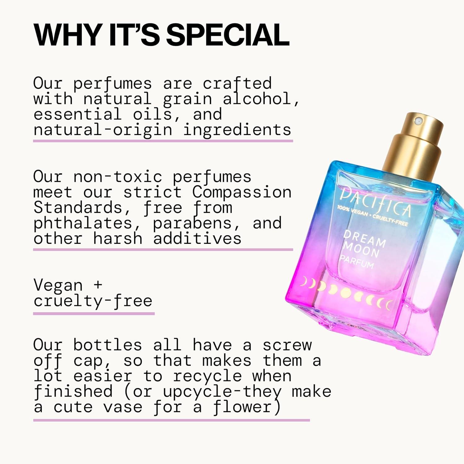 image:imagePacifica Beauty Flower Moon Spray Perfume Passion Euphoria Jasmine Peach Vanilla Musk Clean Vegan 1 fl ozDream Moon Pink Rose Sandalwood Patchouli