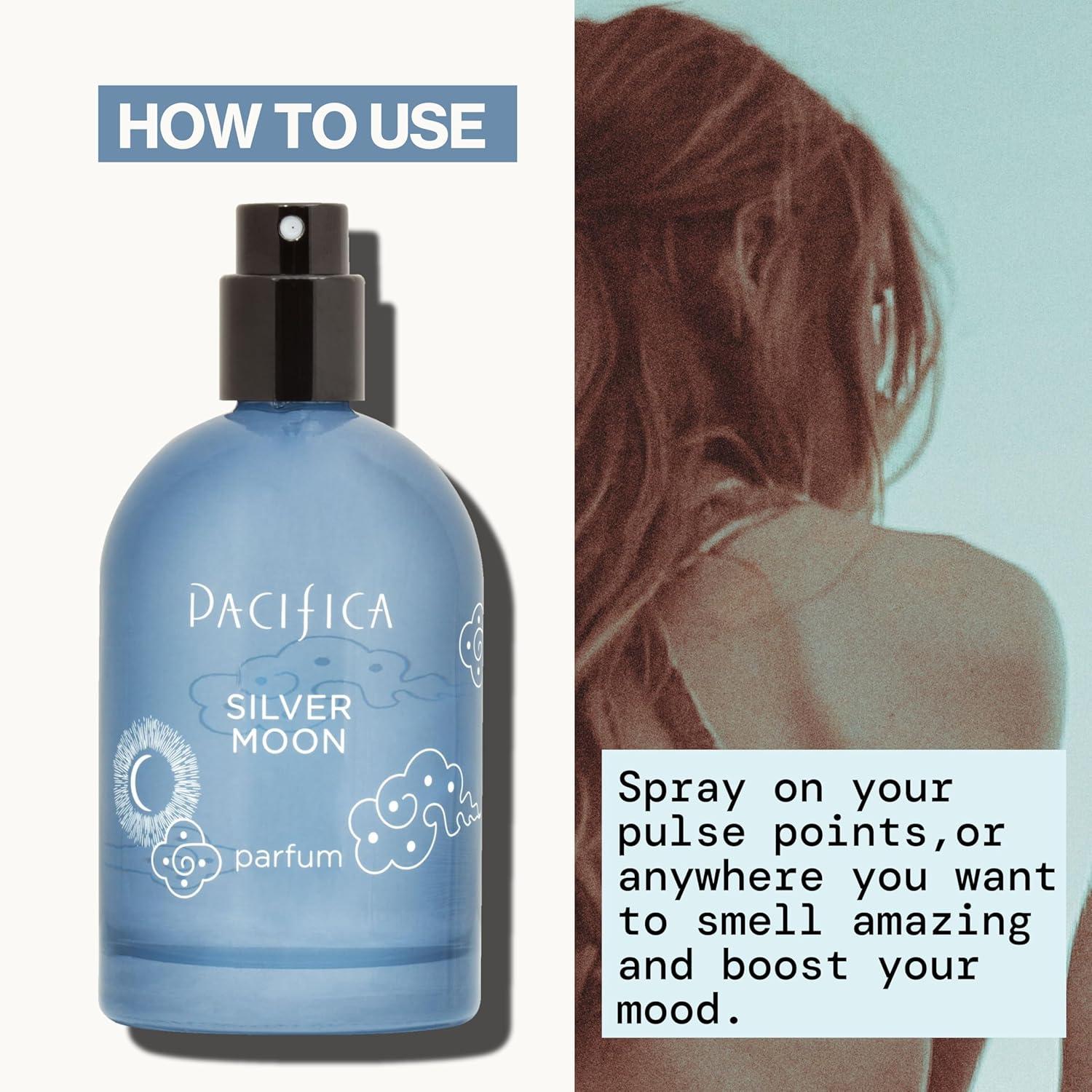 image:imagePacifica Beauty Flower Moon Spray Perfume Passion Euphoria Jasmine Peach Vanilla Musk Clean Vegan 1 fl ozSilver Moon Warm Vanilla Almond