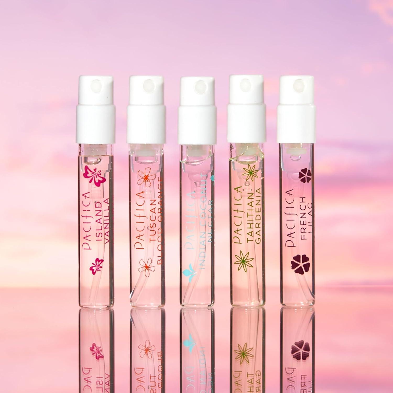 image:imagePacifica Beauty Flower Moon Spray Perfume Passion Euphoria Jasmine Peach Vanilla Musk Clean Vegan 1 fl ozVanilla French Lilac Tahitian Gardenia Indian Coconut Nectar Tuscan Blood Orange