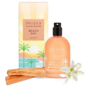 Pacifica Beauty Flower Moon Spray Perfume – Passion, Euphoria, Jasmine, Peach, Vanilla, Musk – Clean, Vegan, 1 fl oz(Beach Day: Salt  Sandalwood  Orange Flower  and Smoke Notes)