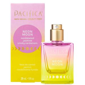 Pacifica Beauty Flower Moon Spray Perfume – Passion, Euphoria, Jasmine, Peach, Vanilla, Musk – Clean, Vegan, 1 fl oz(Neon Moon)