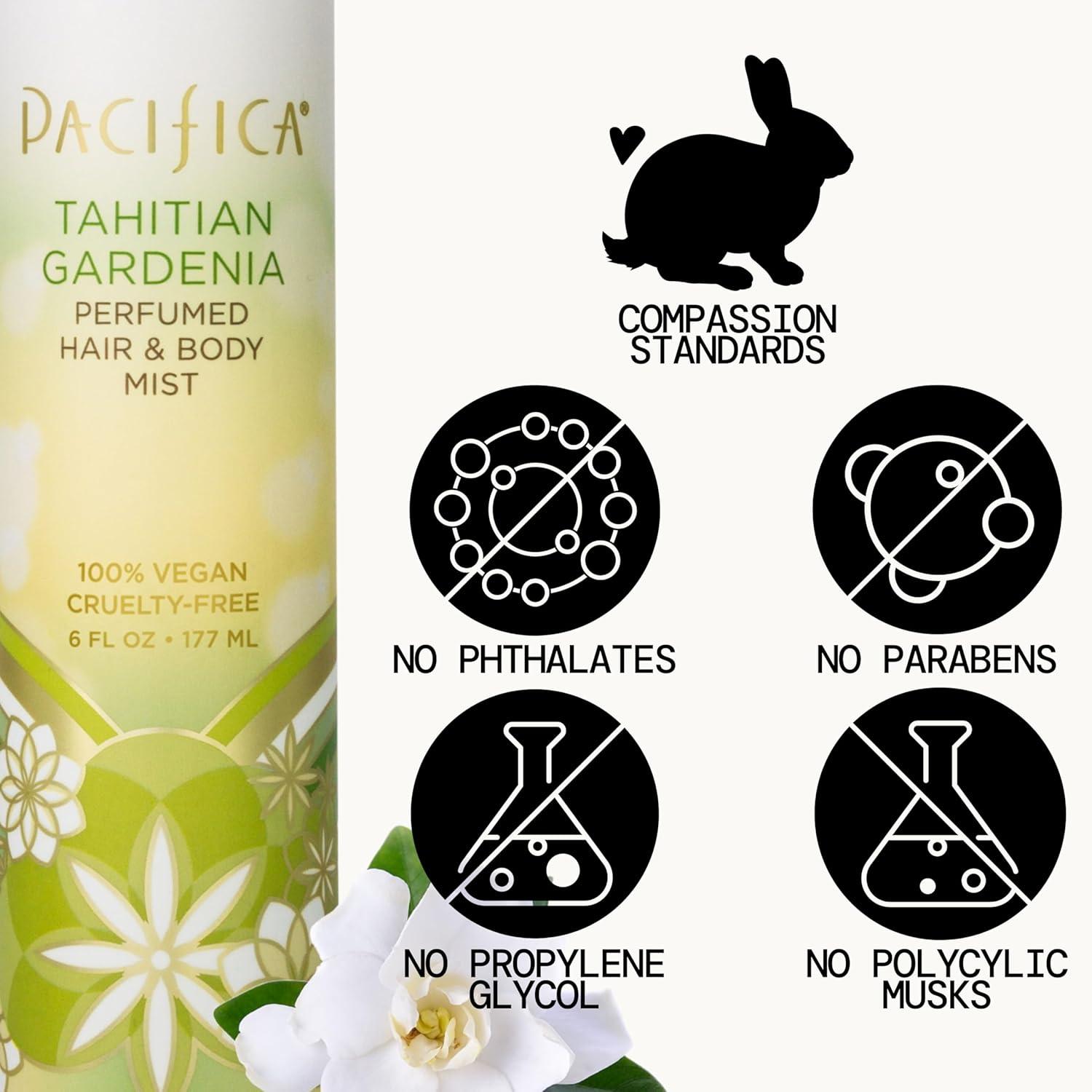 image:imagePacifica Hair Perfume amp Body Fragrance Spray Mist Flower Moon with Jasmine Peach amp Vanilla AlcoholFree Vegan amp CrueltyFree 65 ozTahitian Gardenia