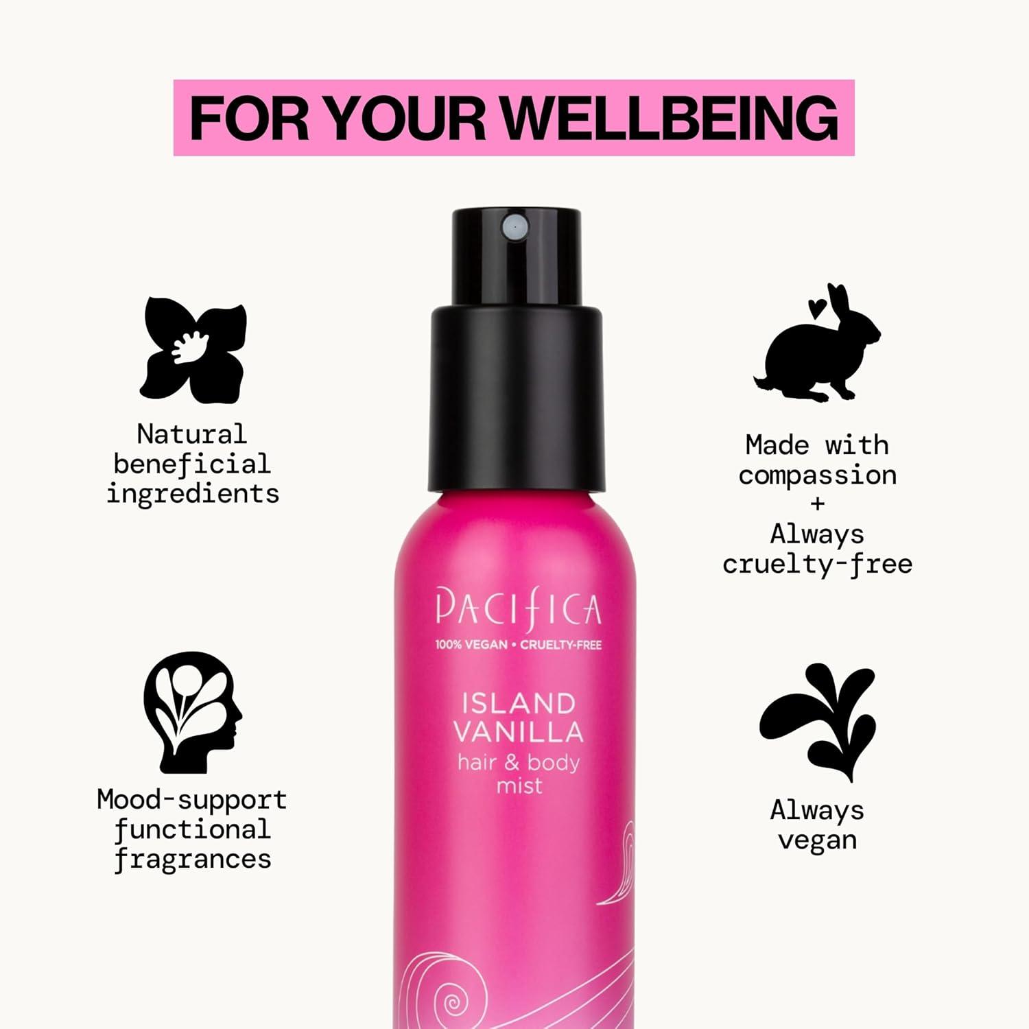 image:imagePacifica Hair Perfume amp Body Fragrance Spray Mist Flower Moon with Jasmine Peach amp Vanilla AlcoholFree Vegan amp CrueltyFree 65 ozVanilla