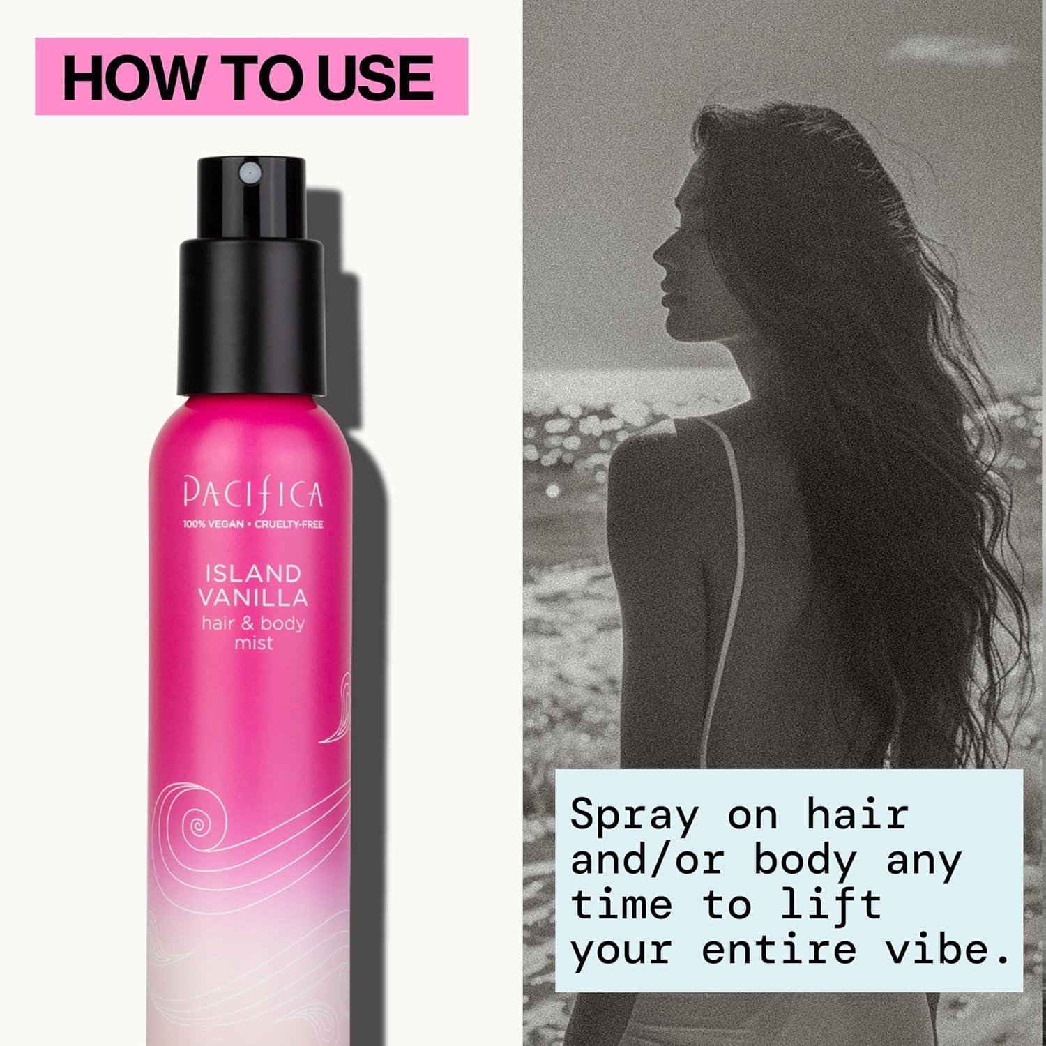 image:imagePacifica Hair Perfume amp Body Fragrance Spray Mist Flower Moon with Jasmine Peach amp Vanilla AlcoholFree Vegan amp CrueltyFree 65 ozVanilla
