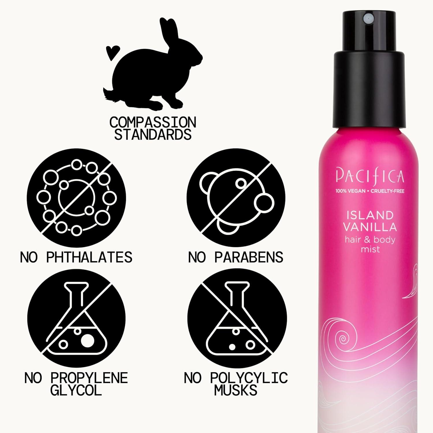 image:imagePacifica Hair Perfume amp Body Fragrance Spray Mist Flower Moon with Jasmine Peach amp Vanilla AlcoholFree Vegan amp CrueltyFree 65 ozVanilla