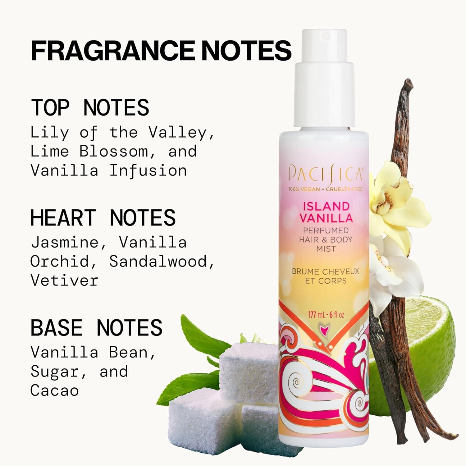 image:imagePacifica Hair Perfume amp Body Fragrance Spray Mist Flower Moon with Jasmine Peach amp Vanilla AlcoholFree Vegan amp CrueltyFree 65 ozVanilla