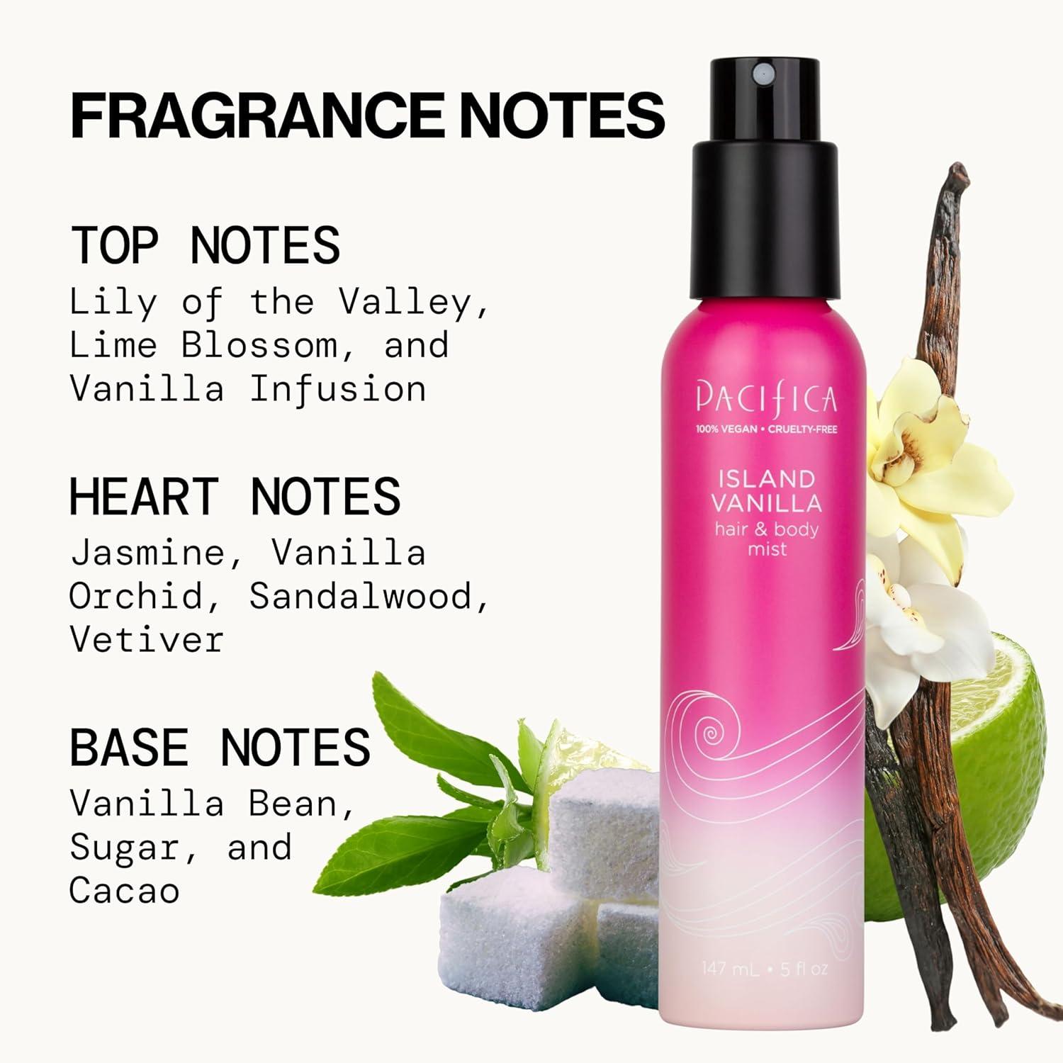 image:imagePacifica Hair Perfume amp Body Fragrance Spray Mist Flower Moon with Jasmine Peach amp Vanilla AlcoholFree Vegan amp CrueltyFree 65 ozVanilla