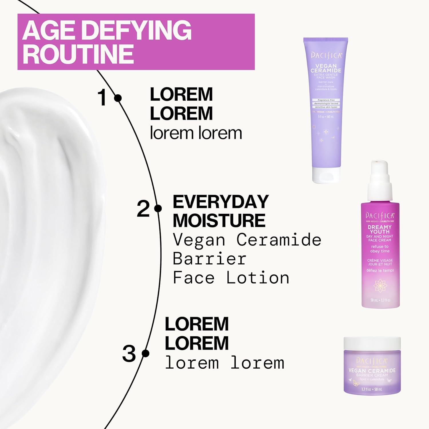 image:imagePacifica Beauty Dreamy Youth Day and Night Face Cream 17 Fl Oz Pack of 2 Moisturizer For Dry and Aging Skin Peptides Grapeseed Oil Floral Stem Cells Sulfate Paraben Free Vegan and Cruelty Free