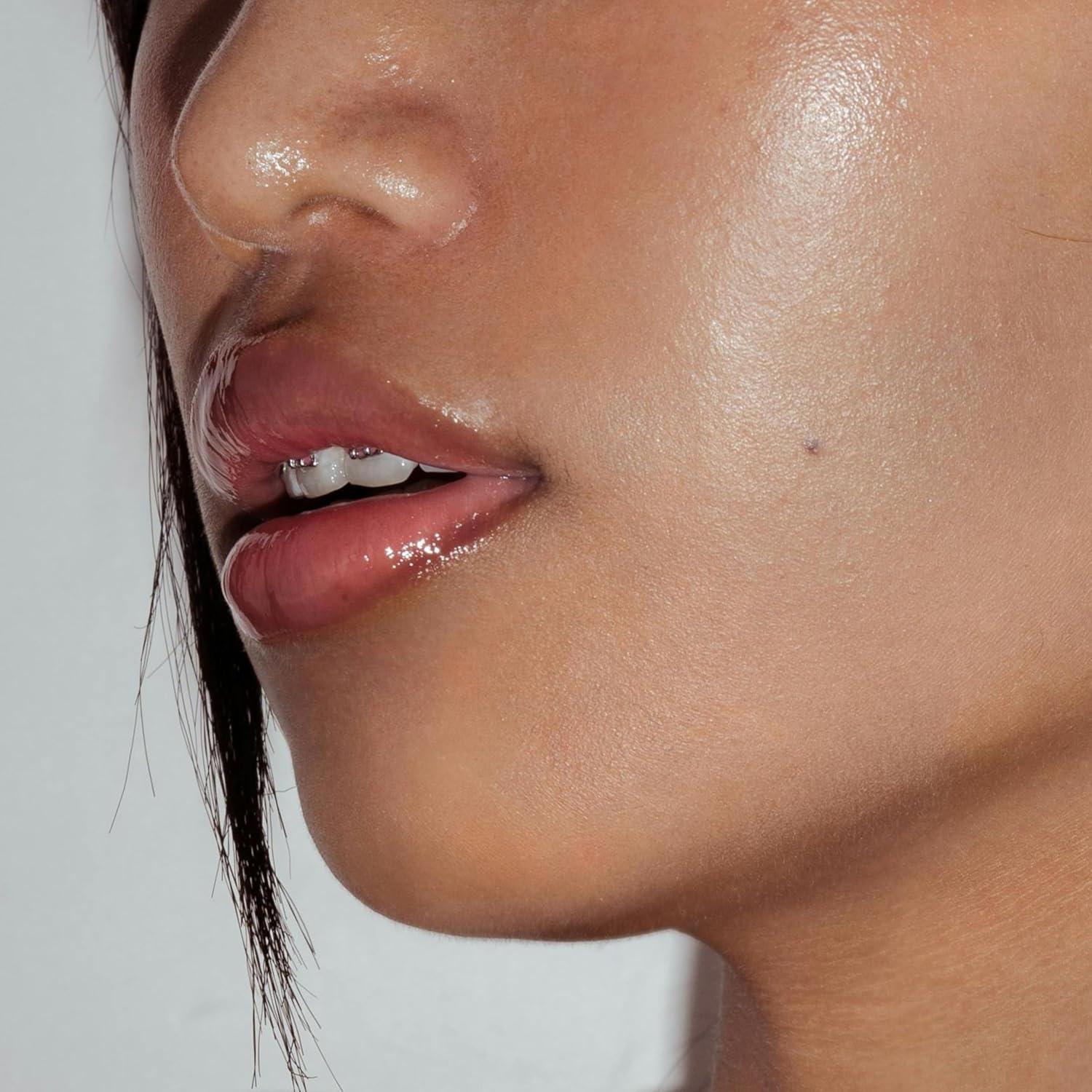 image:imagePacifica Plumping Lip Gloss Jasmine Kiss Flavored LavenderPink Tint Hydrating Lip Oil Balm NoTingle Volumizing Gloss with Shea Butter amp Jojoba High Shine Color Vegan amp CrueltyFree 014oz