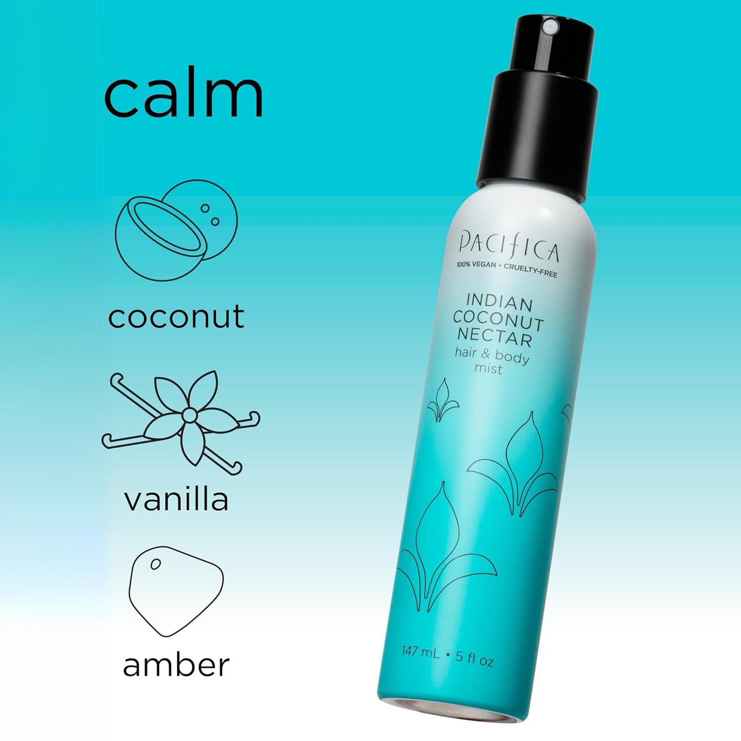 image:imagePacifica Hair amp Body Fragrance Mist Tuscan Blood Orange Sweet Citrus Scented Hair Perfume and Body Spray AlcoholFree LongLasting Clean Fragrance Vegan amp CrueltyFree 6 Fl OzIndian Coconut Nectar
