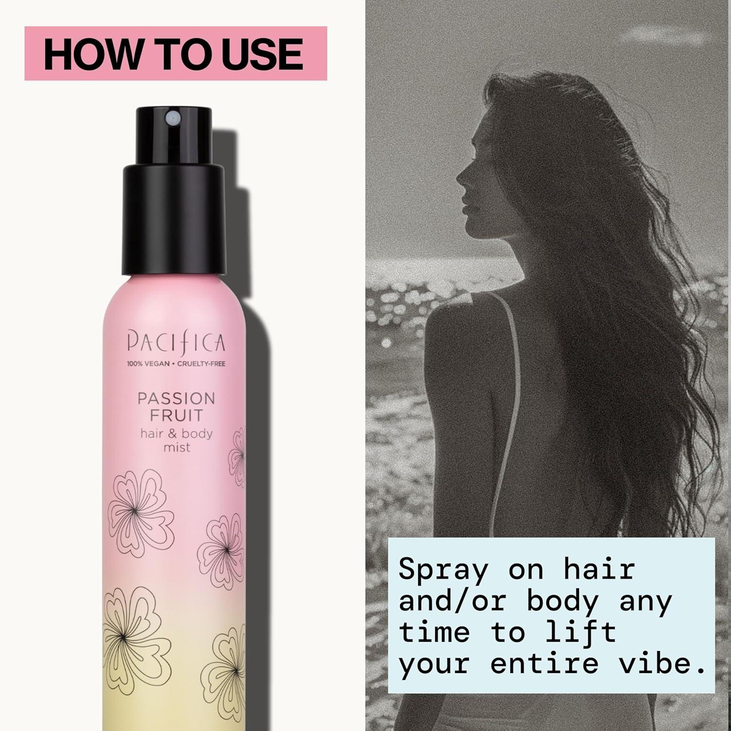 image:imagePacifica Hair amp Body Fragrance Mist Tuscan Blood Orange Sweet Citrus Scented Hair Perfume and Body Spray AlcoholFree LongLasting Clean Fragrance Vegan amp CrueltyFree 6 Fl OzPassion Fruit