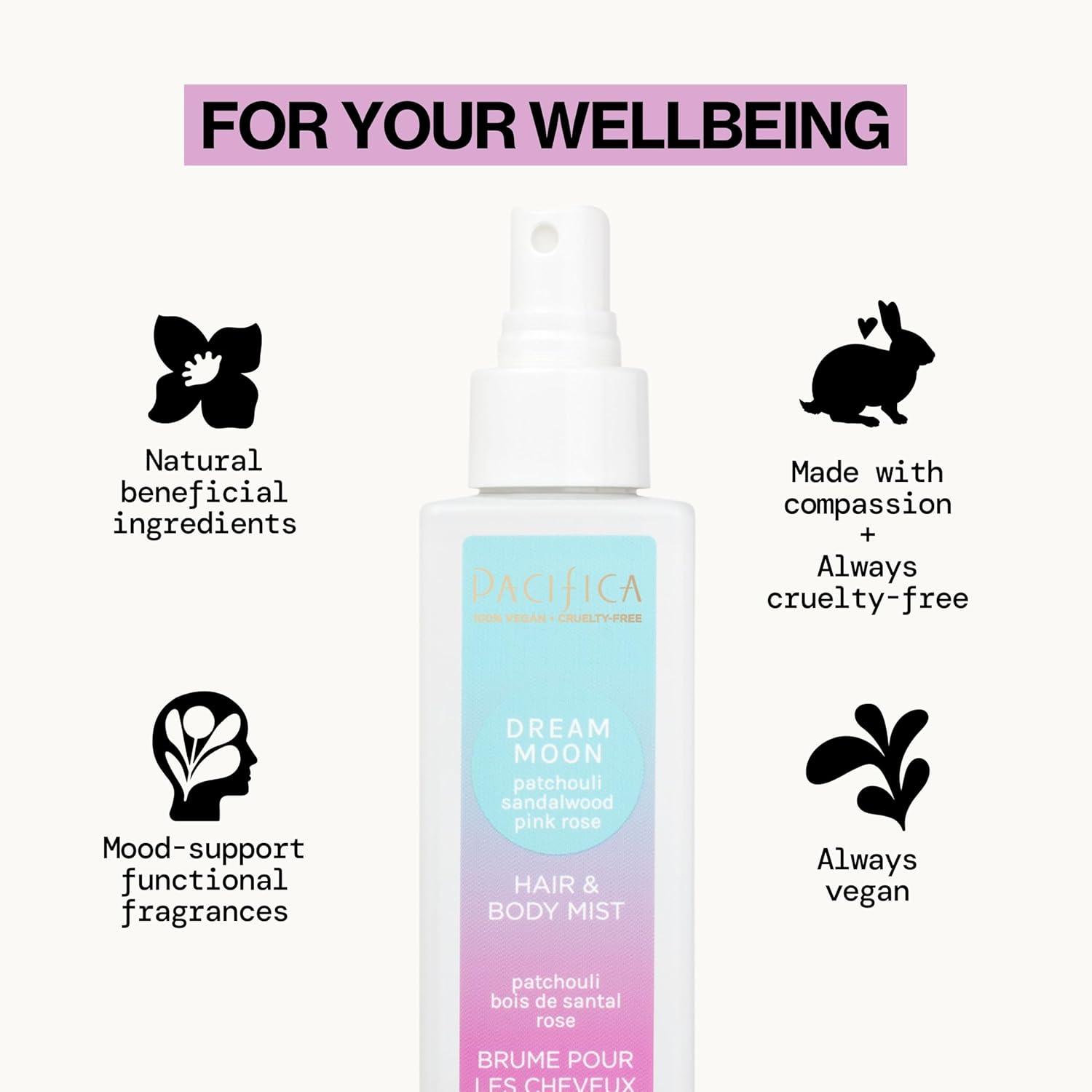 image:imagePacifica Hair amp Body Fragrance Mist Tuscan Blood Orange Sweet Citrus Scented Hair Perfume and Body Spray AlcoholFree LongLasting Clean Fragrance Vegan amp CrueltyFree 6 Fl OzDream Moon