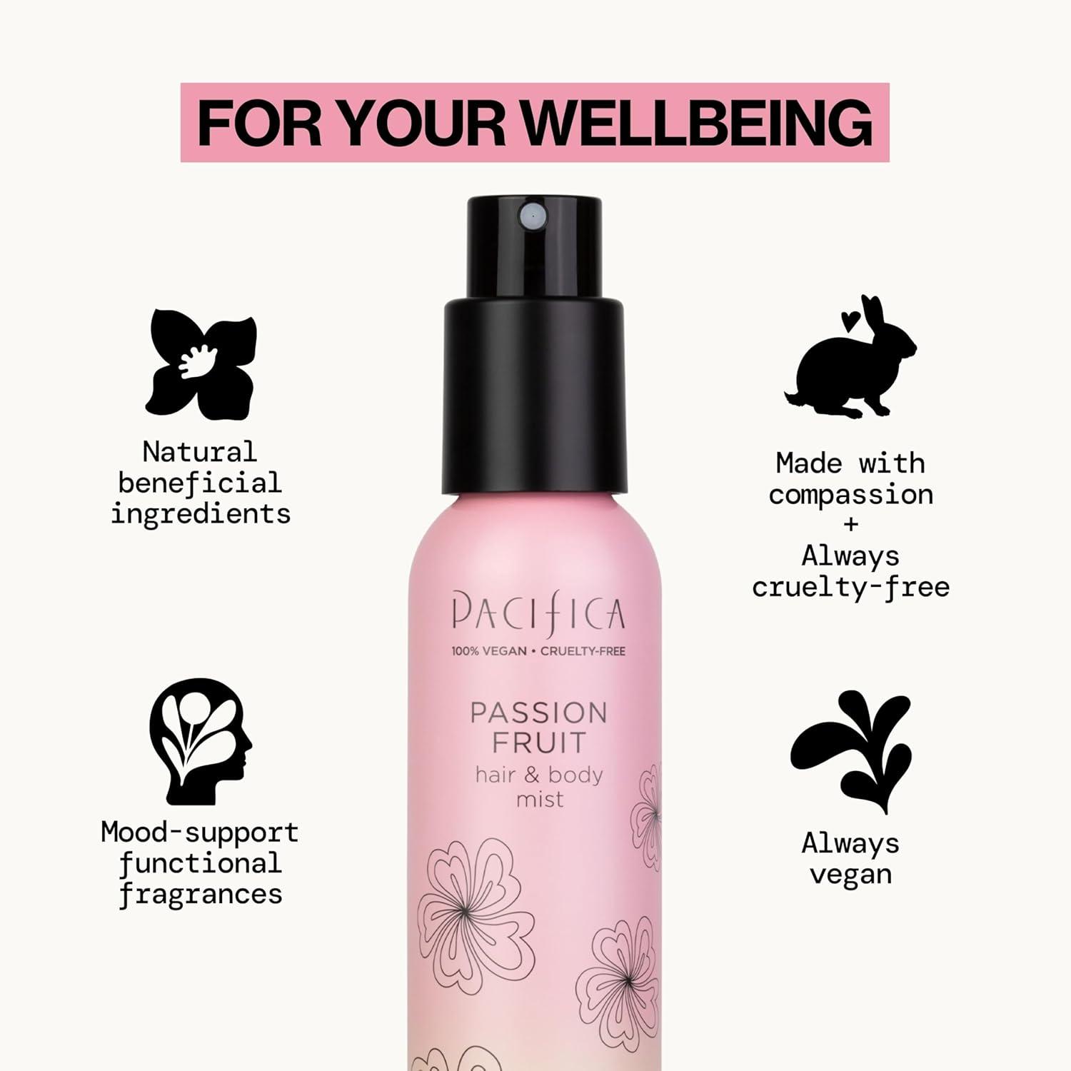 image:imagePacifica Hair amp Body Fragrance Mist Tuscan Blood Orange Sweet Citrus Scented Hair Perfume and Body Spray AlcoholFree LongLasting Clean Fragrance Vegan amp CrueltyFree 6 Fl OzPassion Fruit