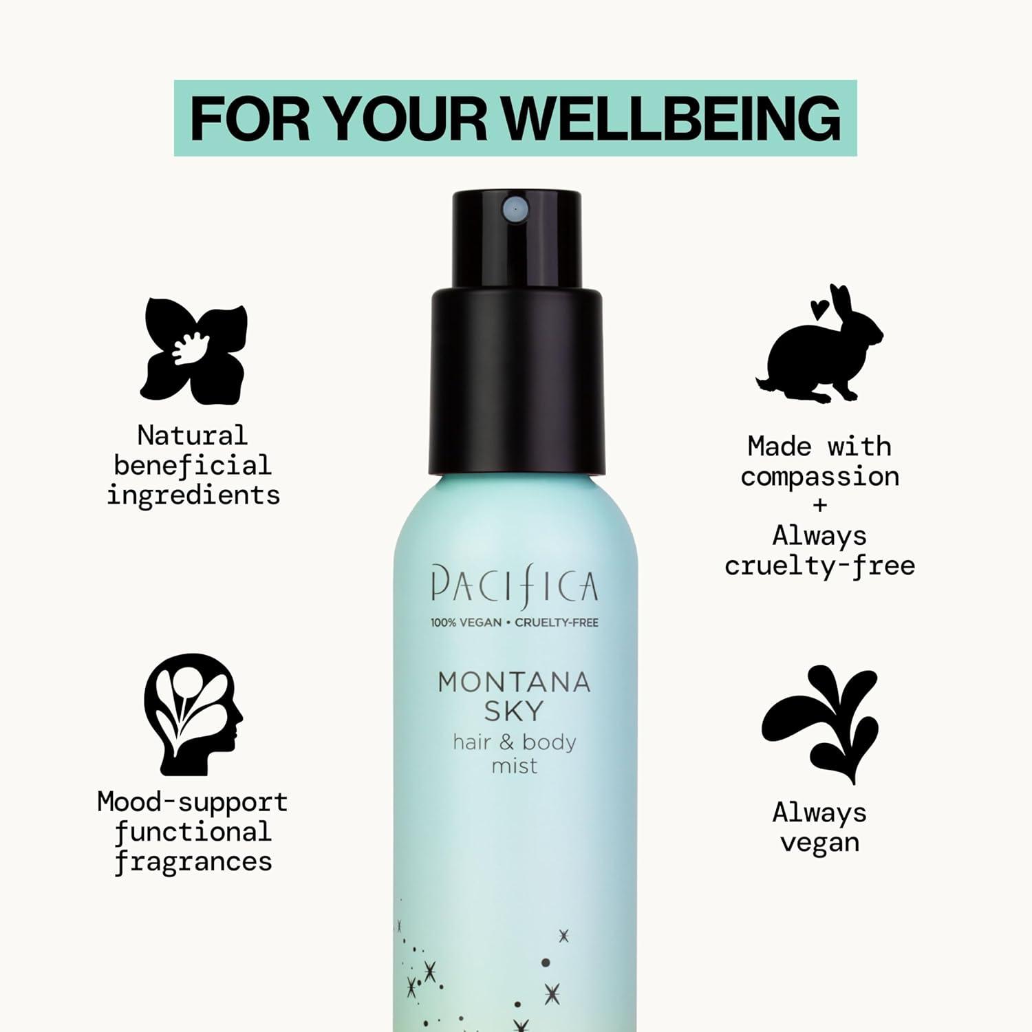 image:imagePacifica Hair amp Body Fragrance Mist Tuscan Blood Orange Sweet Citrus Scented Hair Perfume and Body Spray AlcoholFree LongLasting Clean Fragrance Vegan amp CrueltyFree 6 Fl OzNew Montana Sky