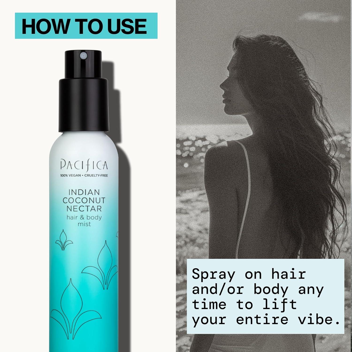 image:imagePacifica Hair amp Body Fragrance Mist Tuscan Blood Orange Sweet Citrus Scented Hair Perfume and Body Spray AlcoholFree LongLasting Clean Fragrance Vegan amp CrueltyFree 6 Fl OzIndian Coconut Nectar