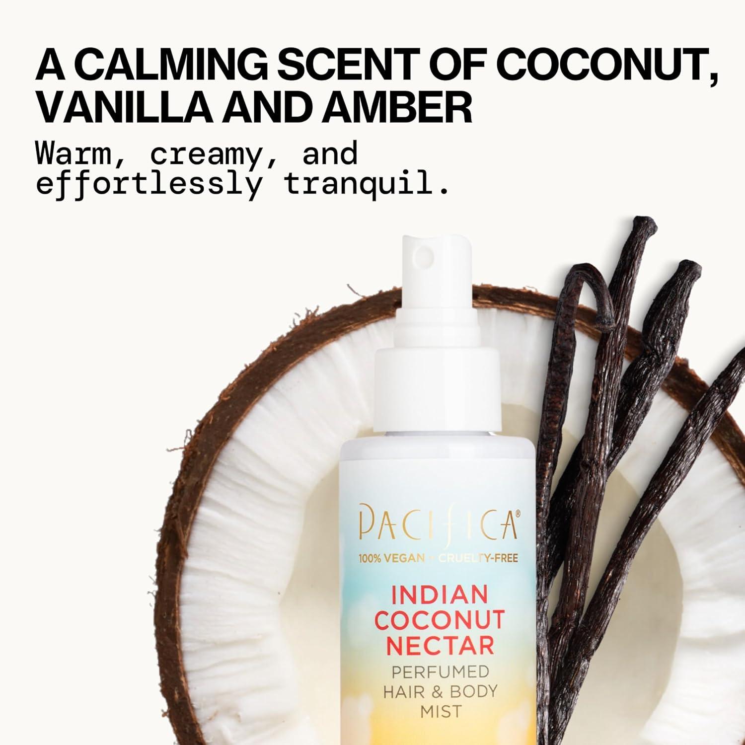 image:imagePacifica Hair amp Body Fragrance Mist Tuscan Blood Orange Sweet Citrus Scented Hair Perfume and Body Spray AlcoholFree LongLasting Clean Fragrance Vegan amp CrueltyFree 6 Fl OzIndian Coconut Nectar