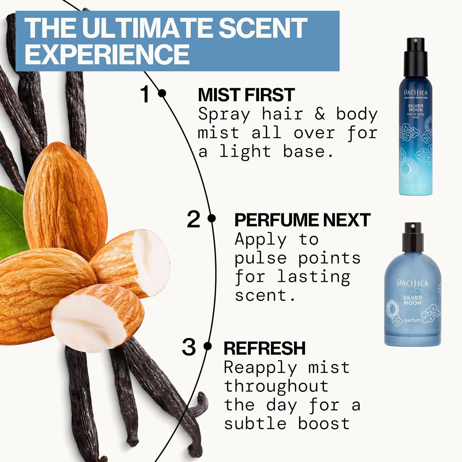 image:imagePacifica Hair amp Body Fragrance Mist Tuscan Blood Orange Sweet Citrus Scented Hair Perfume and Body Spray AlcoholFree LongLasting Clean Fragrance Vegan amp CrueltyFree 6 Fl OzNew Silver Moon