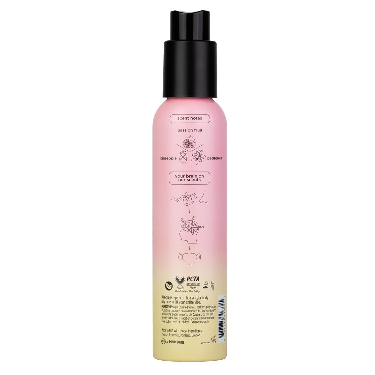 image:imagePacifica Hair amp Body Fragrance Mist Tuscan Blood Orange Sweet Citrus Scented Hair Perfume and Body Spray AlcoholFree LongLasting Clean Fragrance Vegan amp CrueltyFree 6 Fl OzPassion Fruit