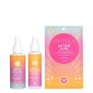 Pacifica Beauty, Set & Protect Matte Sheer Setting Mist SPF 45, Face Sunscreen, UVA/UVB Protection, Broad Spectrum, Sets Makeup, Oil Control, 4 Fl Oz, Vegan + Cruelty Free(Set & Protect)