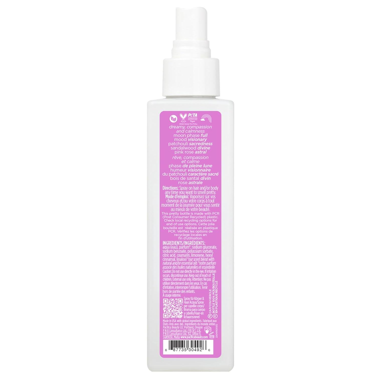 image:imagePacifica Persian Rose Perfumed Hair amp Body Mist AlcoholFree Spray Designed For HeadToToe Wear Vegan amp CrueltyFree 6 Fl OzDream Moon