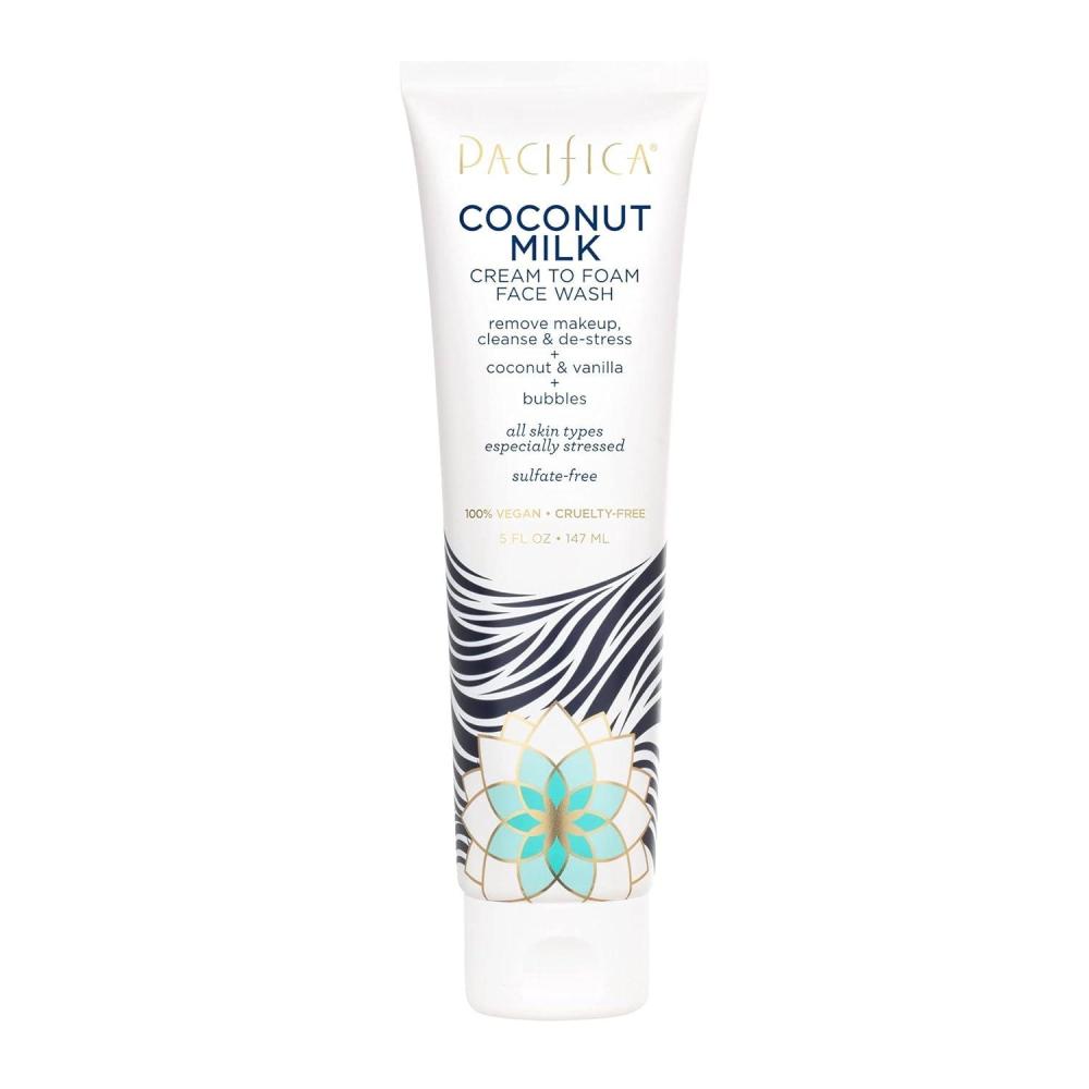 image:imagePacifica Beauty Coconut Cream To Foam Daily Face Wash amp Cleanser Coconut Water  Vitamin E Cleansing And Foaming For All Skin Types Sulfate  Paraben Free Clean Skin Care 5 Fl Oz Pack of 1
