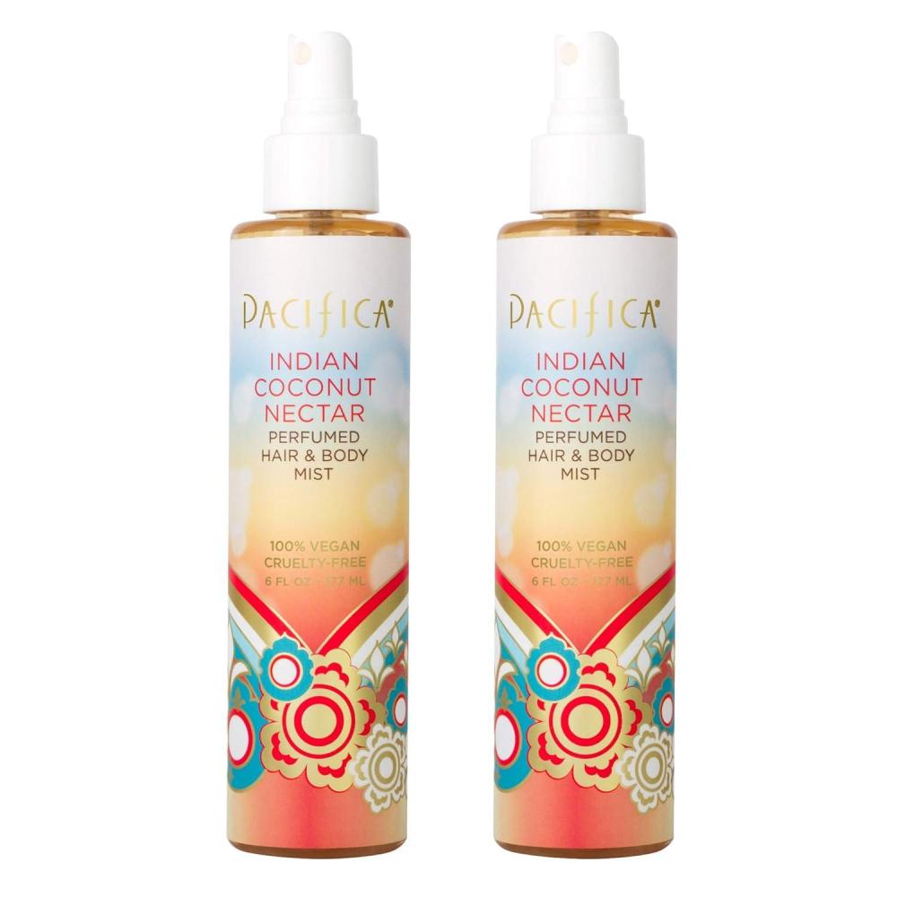 image:imagePacifica Beauty Indian Coconut Nectar Hair amp Body Mist Pack Fragrances Body Fragrance Perfume Spray Clean Perfume Paraben Free Vegan 6 fl oz Each Pack of 2