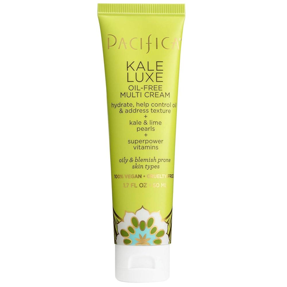 image:imagePacifica Beauty Kale Luxe OilFree Moisturizing Face Cream For Oily Skin Types Vegan and Cruelty Free 17 Fl Oz