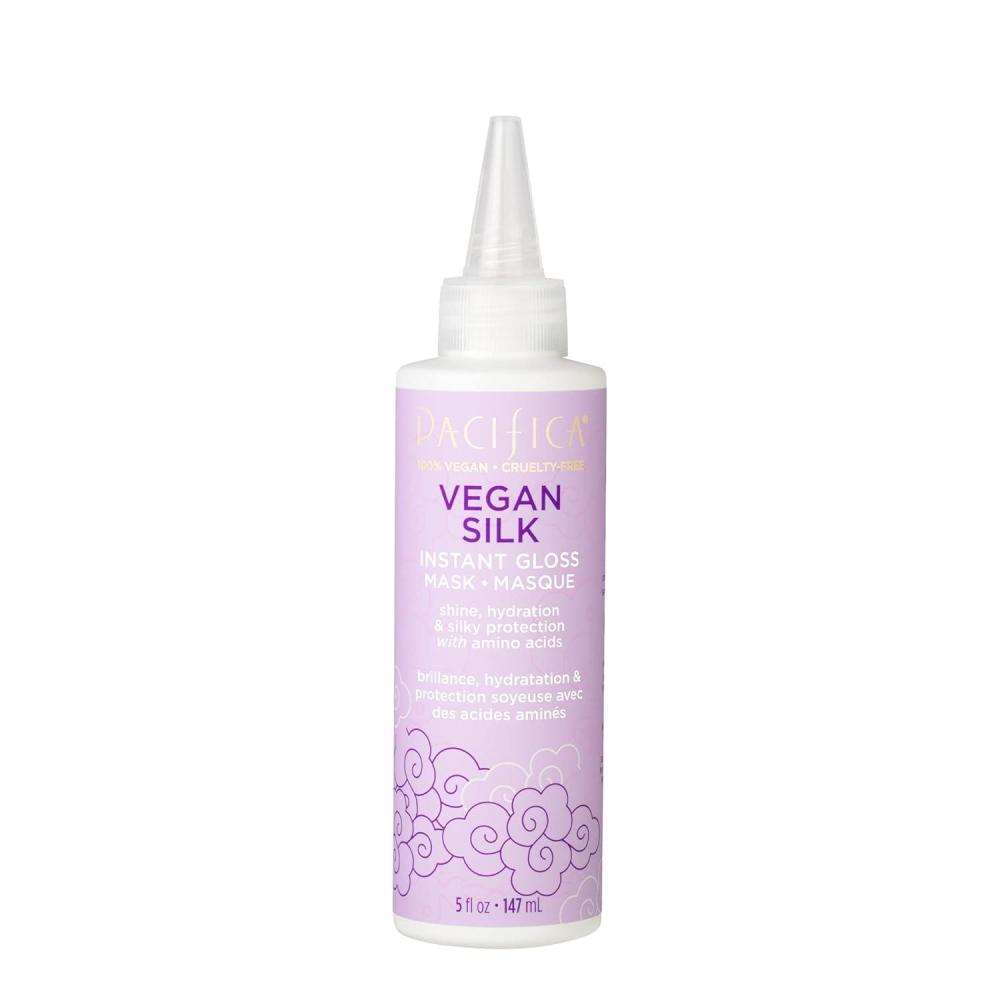 image:imagePacifica Beauty Vegan Silk Instant Gloss Mask for Dry amp Damaged Hair Vitamin B Amino Acids Conditioning Treatment Glass Hair Cruelty Free 100 Vegan Clear Vanilla 5 Fl Oz