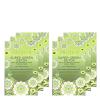 Pacifica Beauty Super Green Detox Kale & Charcoal Facial Sheet Mask, For All Skin Types, 6 Count