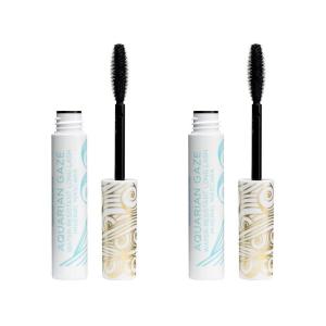 Pacifica Beauty Aquarian Gaze Water Resistant Long Lash Black Mascara, For Volume and Length, Vitamin B + Coconut, Silicone, Sulfate + Paraben Free, Vegan and Cruelty Free, Pack of 2
