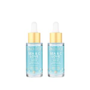 Pacifica Sea & C Love Vitamin Serum, Blue, 2 Count(1 Fl Oz (Pack of 2))