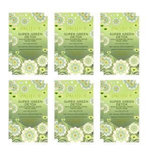 Pacifica Super Green Detox Facial Mask,0.67 Fl Oz (Pack of 12)