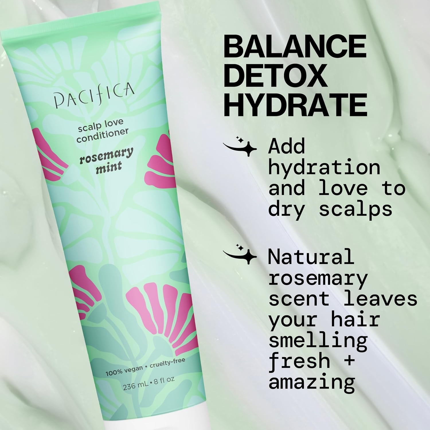 image:imagePacifica Rosemary Mint Scalp Love Conditioner for Flaky and Dry Scalp Hydrates Hair Treatment for Scalp Care wRosemary amp Peppermint Vegan Dermatologist Tested8 Ounce Pack of 1