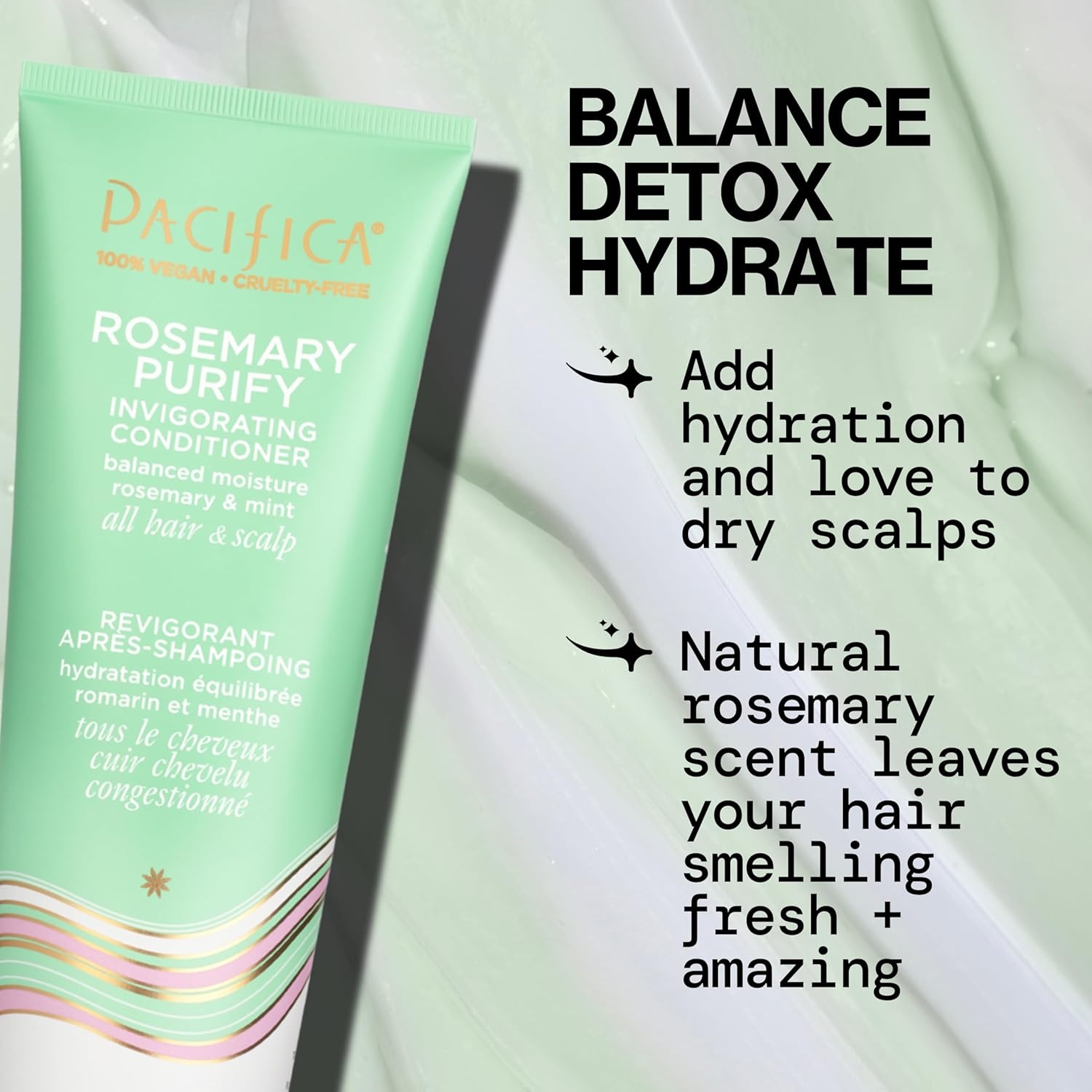image:imagePacifica Rosemary Mint Scalp Love Conditioner for Flaky and Dry Scalp Hydrates Hair Treatment for Scalp Care wRosemary amp Peppermint Vegan Dermatologist Tested12 Fl Oz Pack of 1