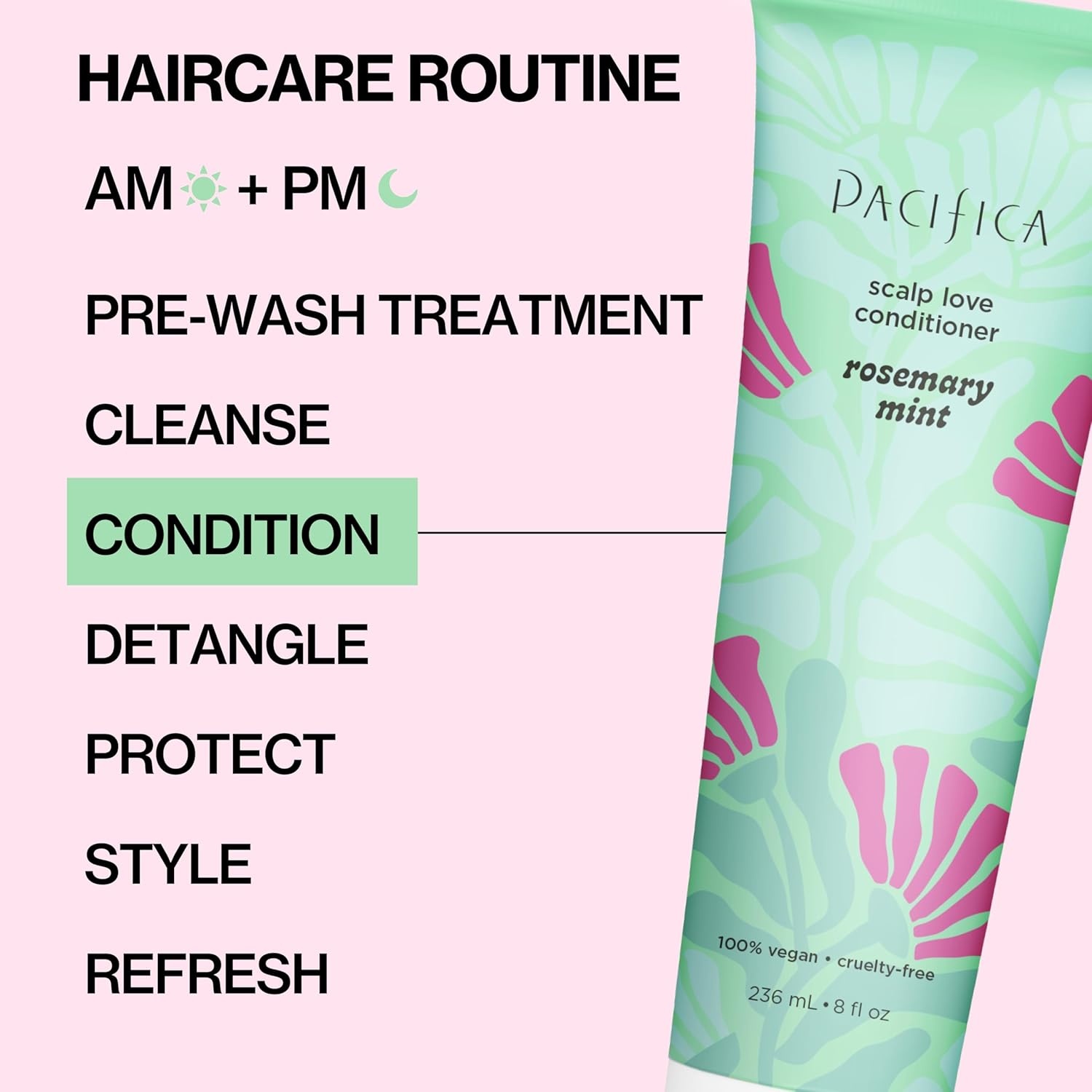 image:imagePacifica Rosemary Mint Scalp Love Conditioner for Flaky and Dry Scalp Hydrates Hair Treatment for Scalp Care wRosemary amp Peppermint Vegan Dermatologist Tested8 Ounce Pack of 1