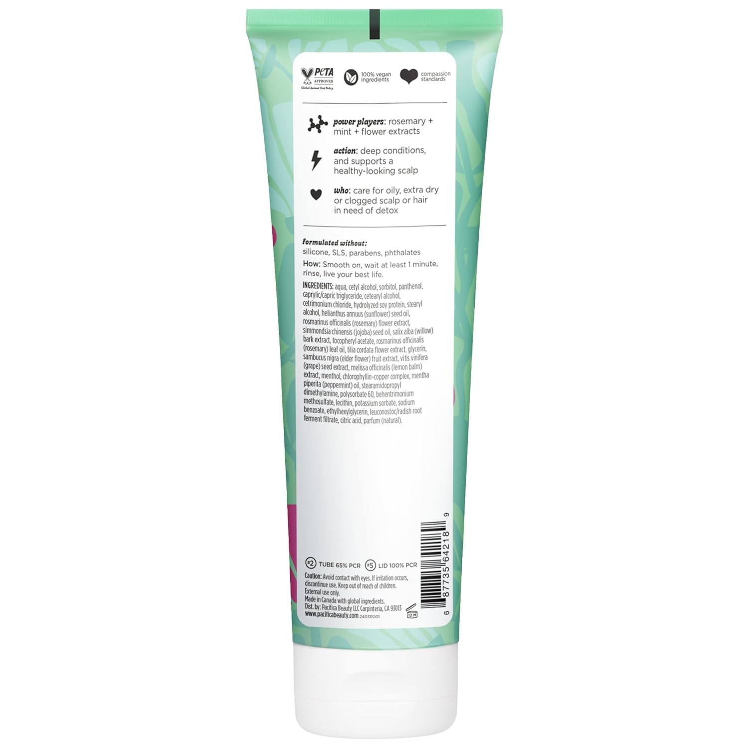 image:imagePacifica Rosemary Mint Scalp Love Conditioner for Flaky and Dry Scalp Hydrates Hair Treatment for Scalp Care wRosemary amp Peppermint Vegan Dermatologist Tested8 Ounce Pack of 1